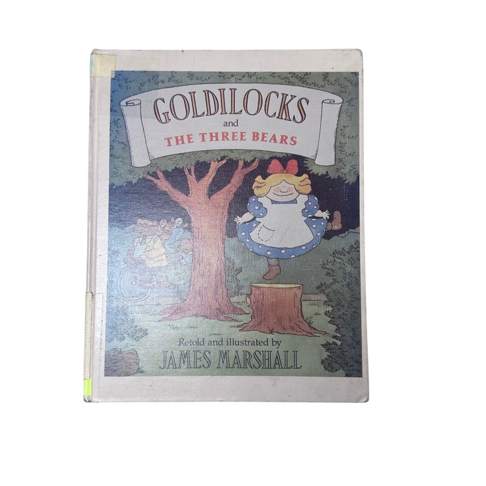 Goldilocks and the Three Bears James Marshall Hardcover 1988 Vintage Book